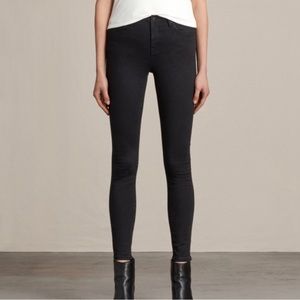 All Saints Eve Lux Black Jeans